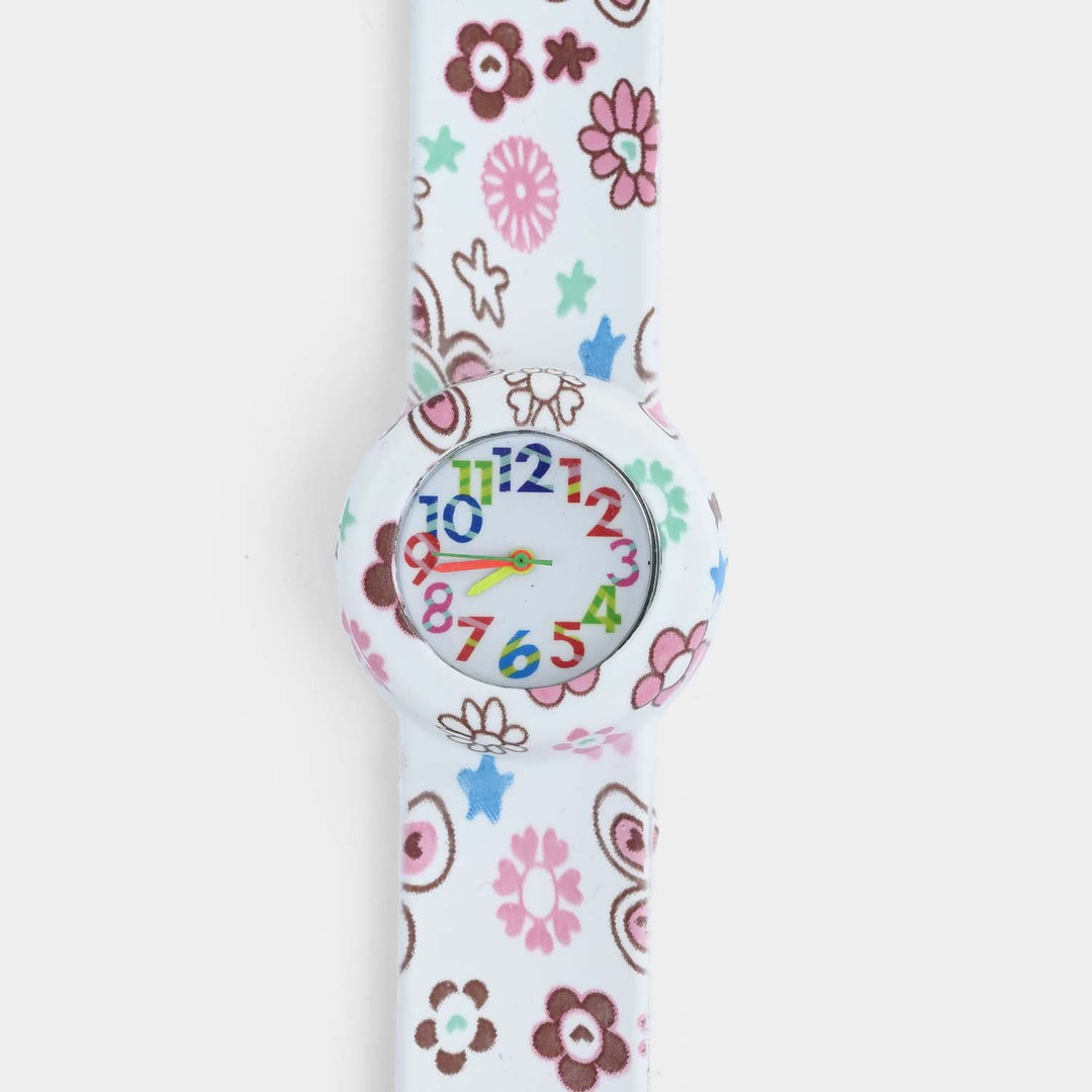 Kids Slap-On Silicone Wrist Watch