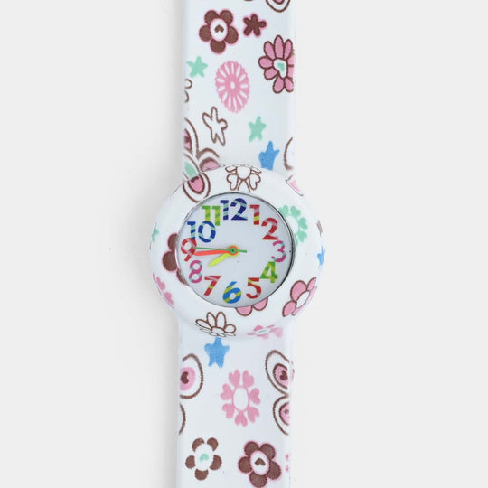 Kids Slap-On Silicone Wrist Watch