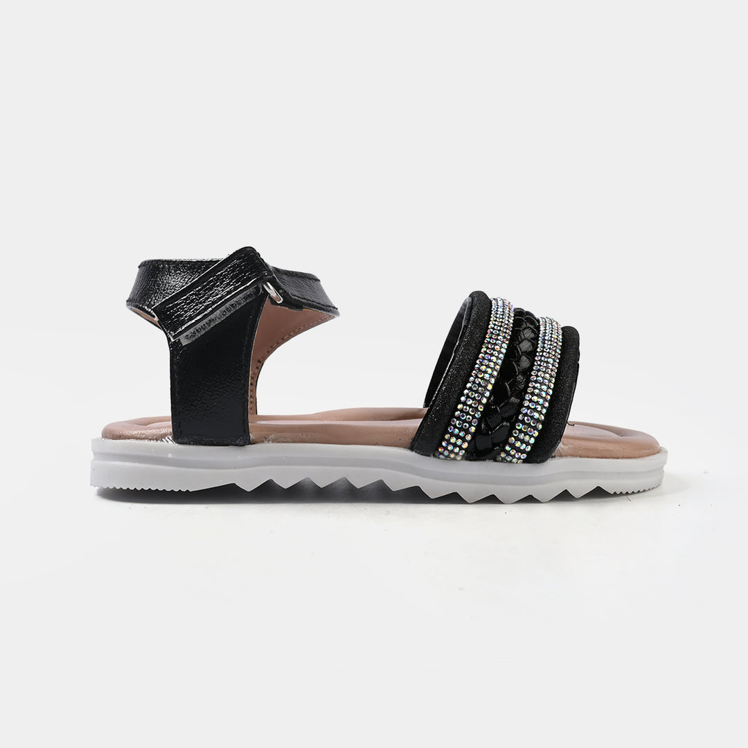 Girls Sandal 456-122-BLACK