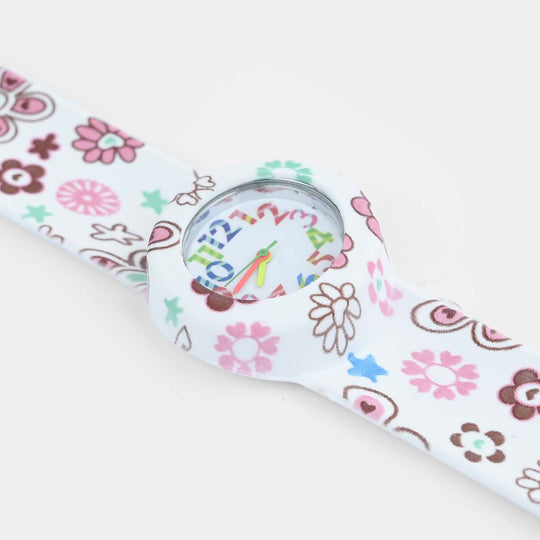 Kids Slap-On Silicone Wrist Watch