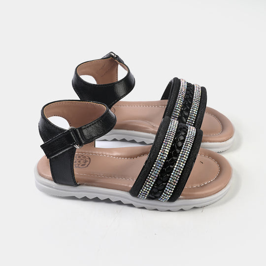 Girls Sandal 456-122-BLACK
