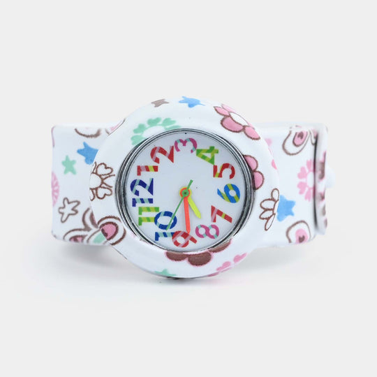 Kids Slap-On Silicone Wrist Watch