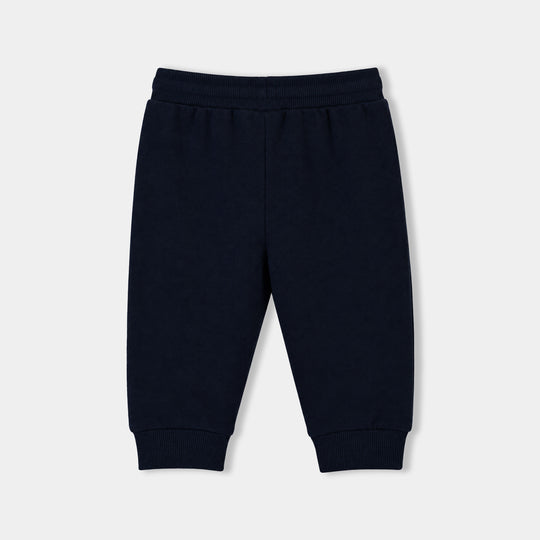 Infant Boys Cotton Terry Pyjama Lightning-NAVY