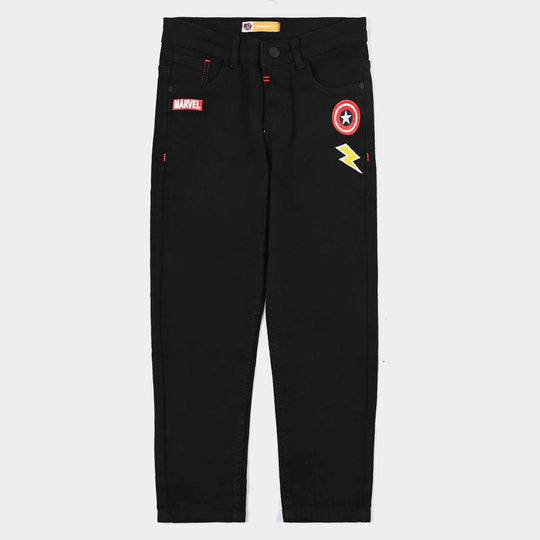 Boys Denim Stretch Pant -BLACK