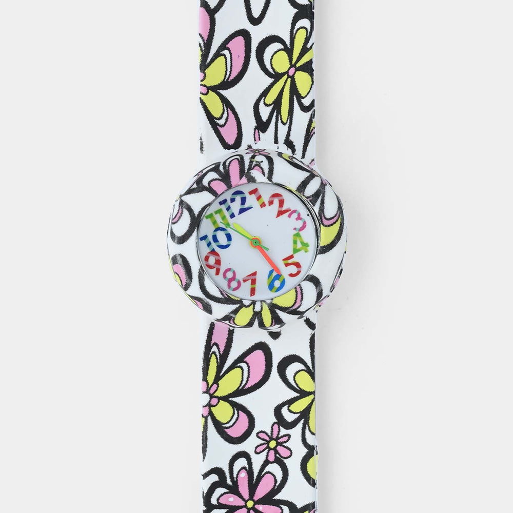 Kids Slap-On Silicone Wrist Watch