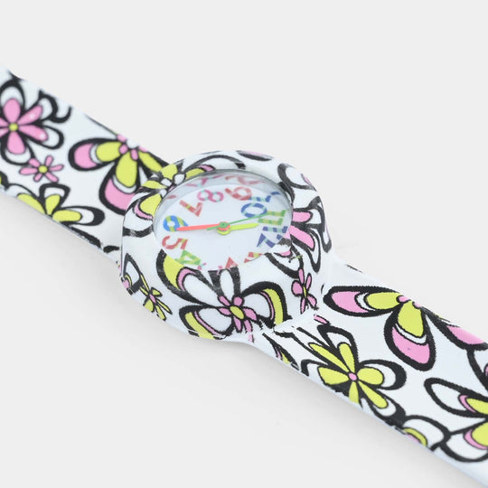 Kids Slap-On Silicone Wrist Watch
