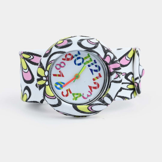 Kids Slap-On Silicone Wrist Watch