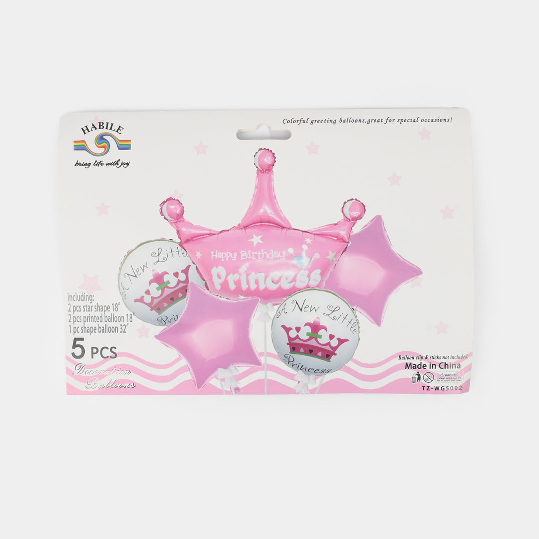 Decorative Birthday Foil Balloons Set