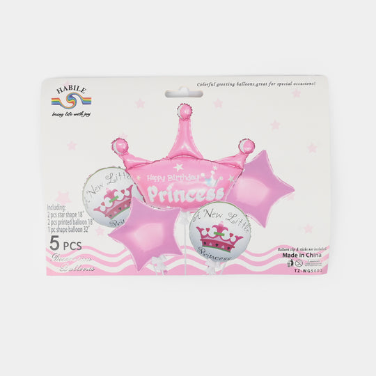 Decorative Birthday Foil Balloons Set