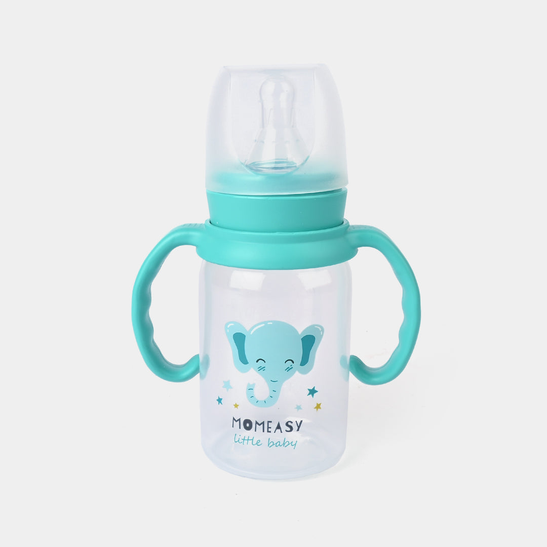 MOMEASY 120ML STANDARD FEEDING BOTTLE WITH HANDLE | 40Z |0M+