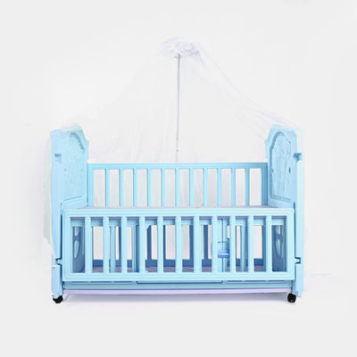 Comfortable and Durable Baby Fiber Cot - Blue