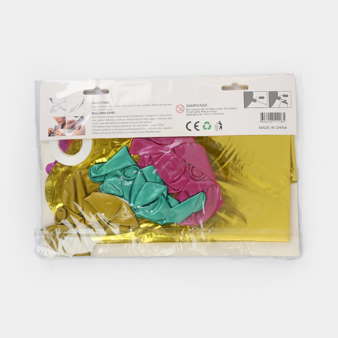 Foil Balloon Welcome Birthday Set
