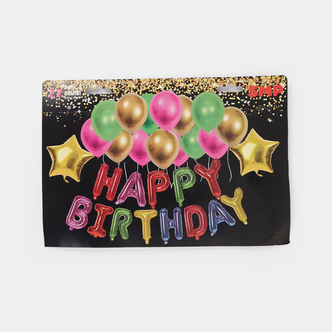 Foil Balloon Welcome Birthday Set