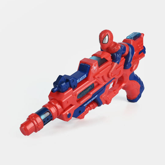 Electric Impact Blaster Toy - Super Hero with Lights