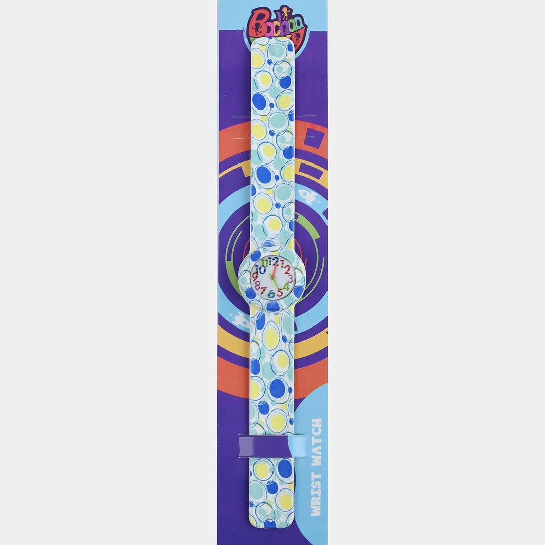 Kids Slap-On Silicone Wrist Watch