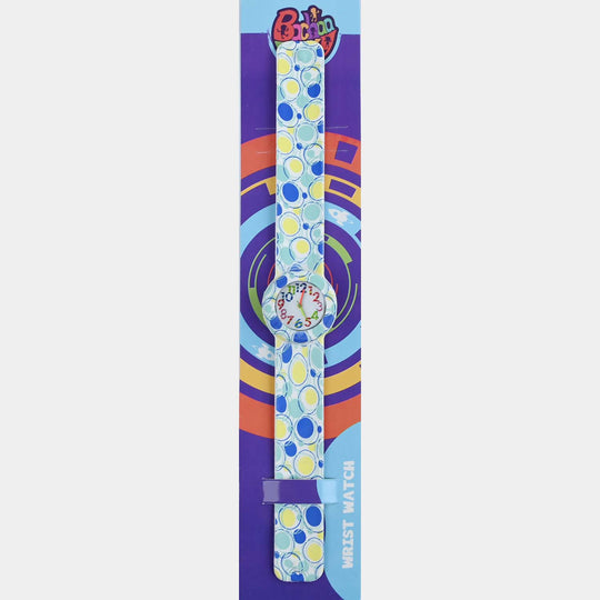 Kids Slap-On Silicone Wrist Watch