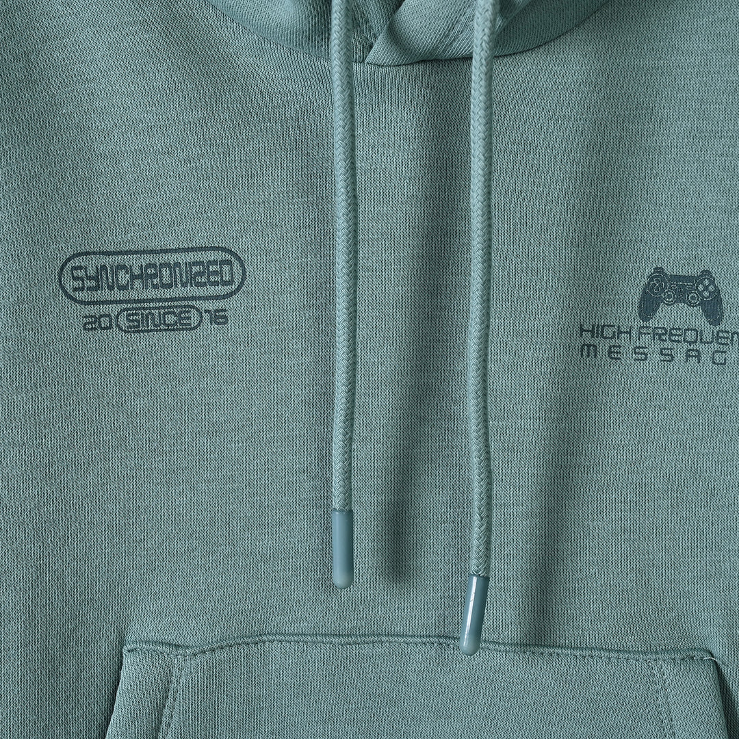 Boys Fleece Pullover Game Over-Arctic