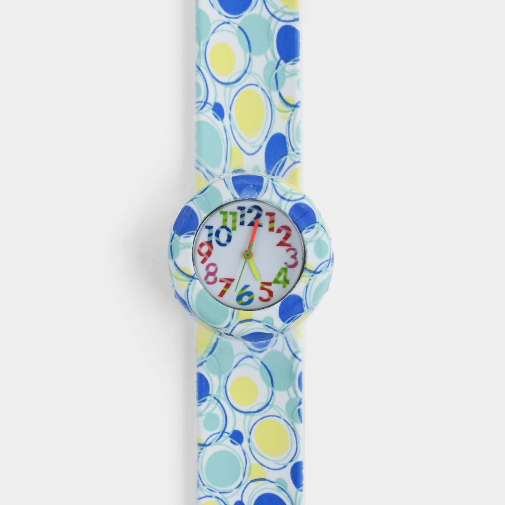 Kids Slap-On Silicone Wrist Watch