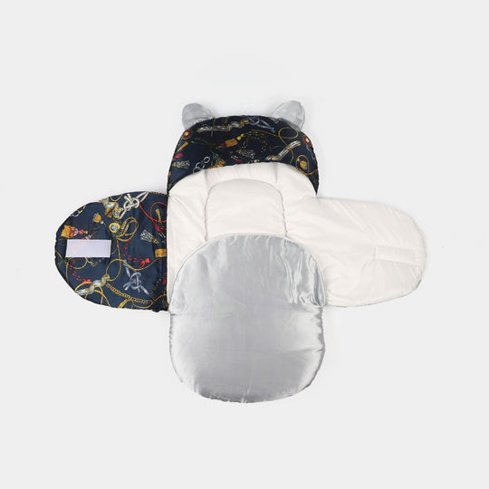 Baby Carry Nest Bow | Grey