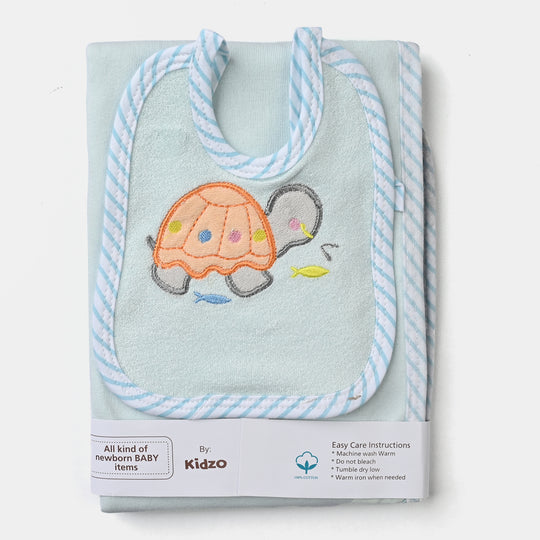 Baby Bath Towel With Bib