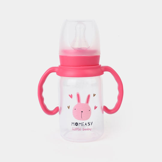 MOMEASY 120ML STANDARD FEEDING BOTTLE WITH HANDLE | 40Z |0M+