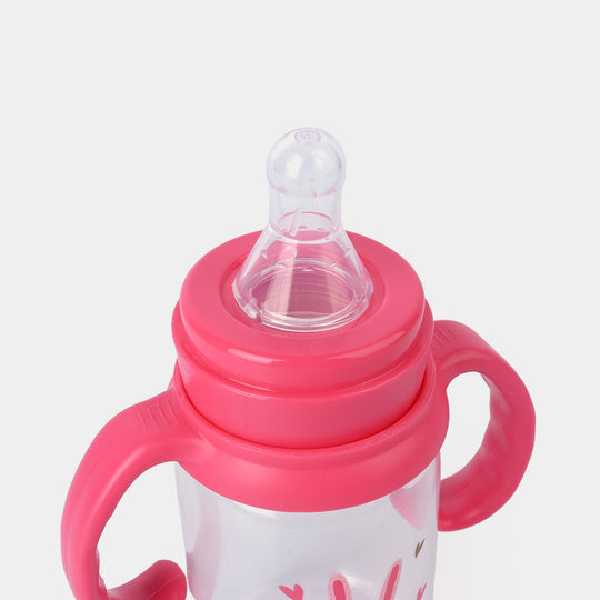 MOMEASY 120ML STANDARD FEEDING BOTTLE WITH HANDLE | 40Z |0M+