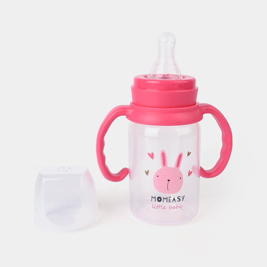 MOMEASY 120ML STANDARD FEEDING BOTTLE WITH HANDLE | 40Z |0M+