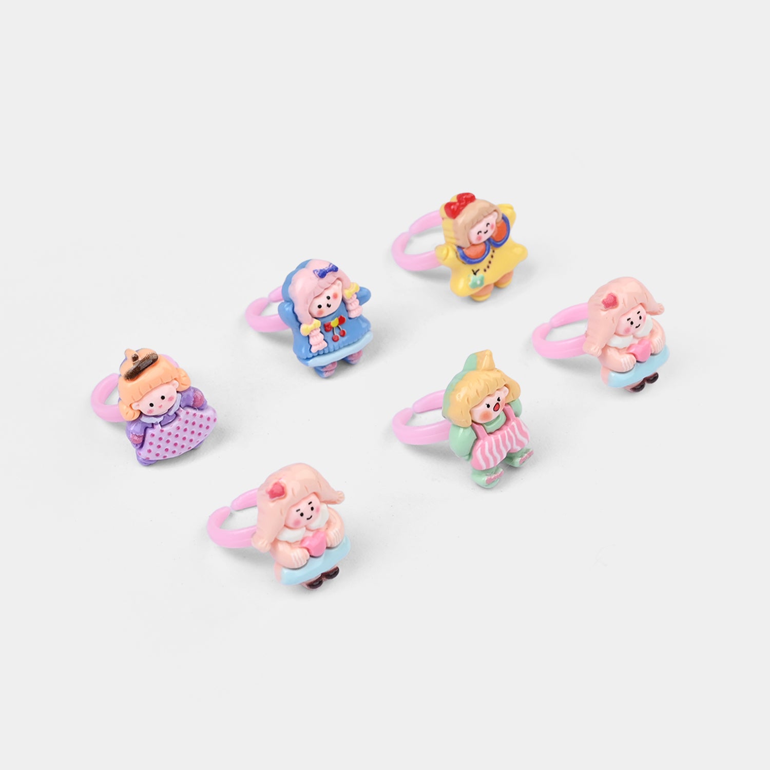 Kids Ring 6Pcs Multi K1 Price in Pakistan | Bachaa Party