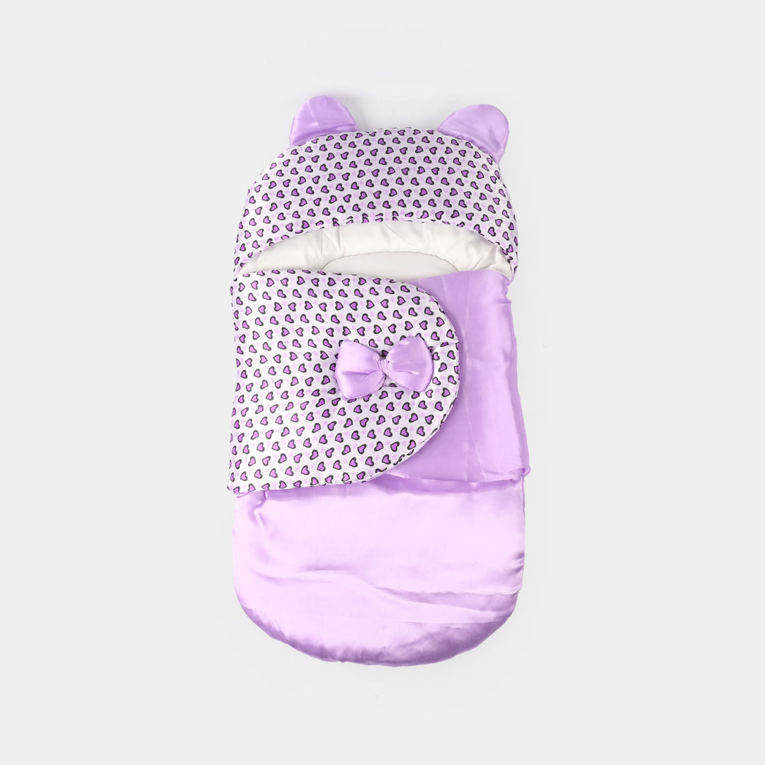 Baby Carry Nest Bow | Purple