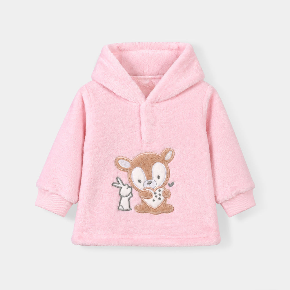 Infant Boys Faux fur Knitted Suit SH206-2P-Pink