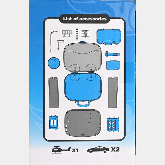 Hot Wheel Portable Parking Lot & Track Set