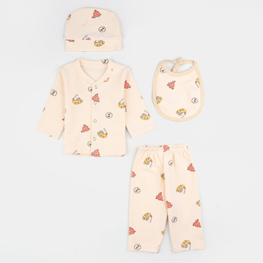 Infant Baby Cotton Suit Pack Of 4 Art