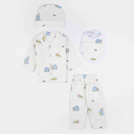 Infant Baby Cotton Suit Pack Of 4 Art
