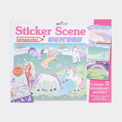 Create Scene Sticker For Kids