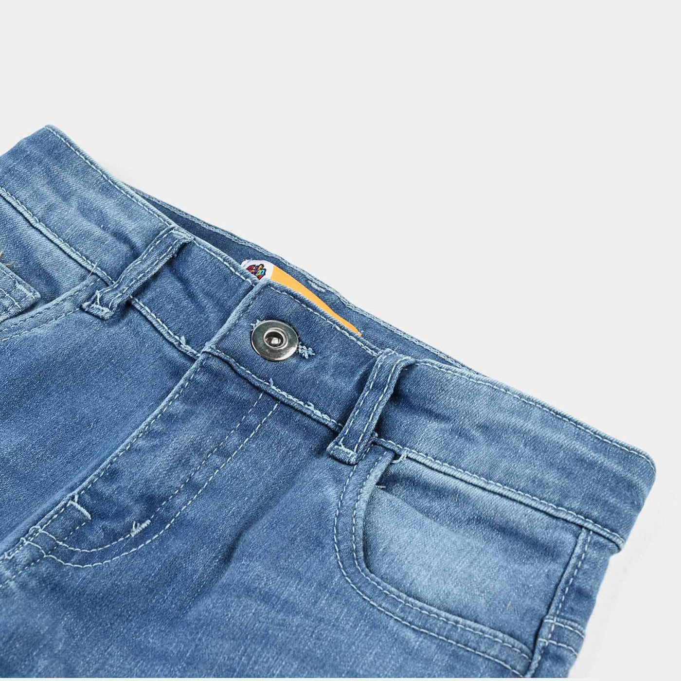 Boys Denim Stretch Basic Pant-LT.Blue