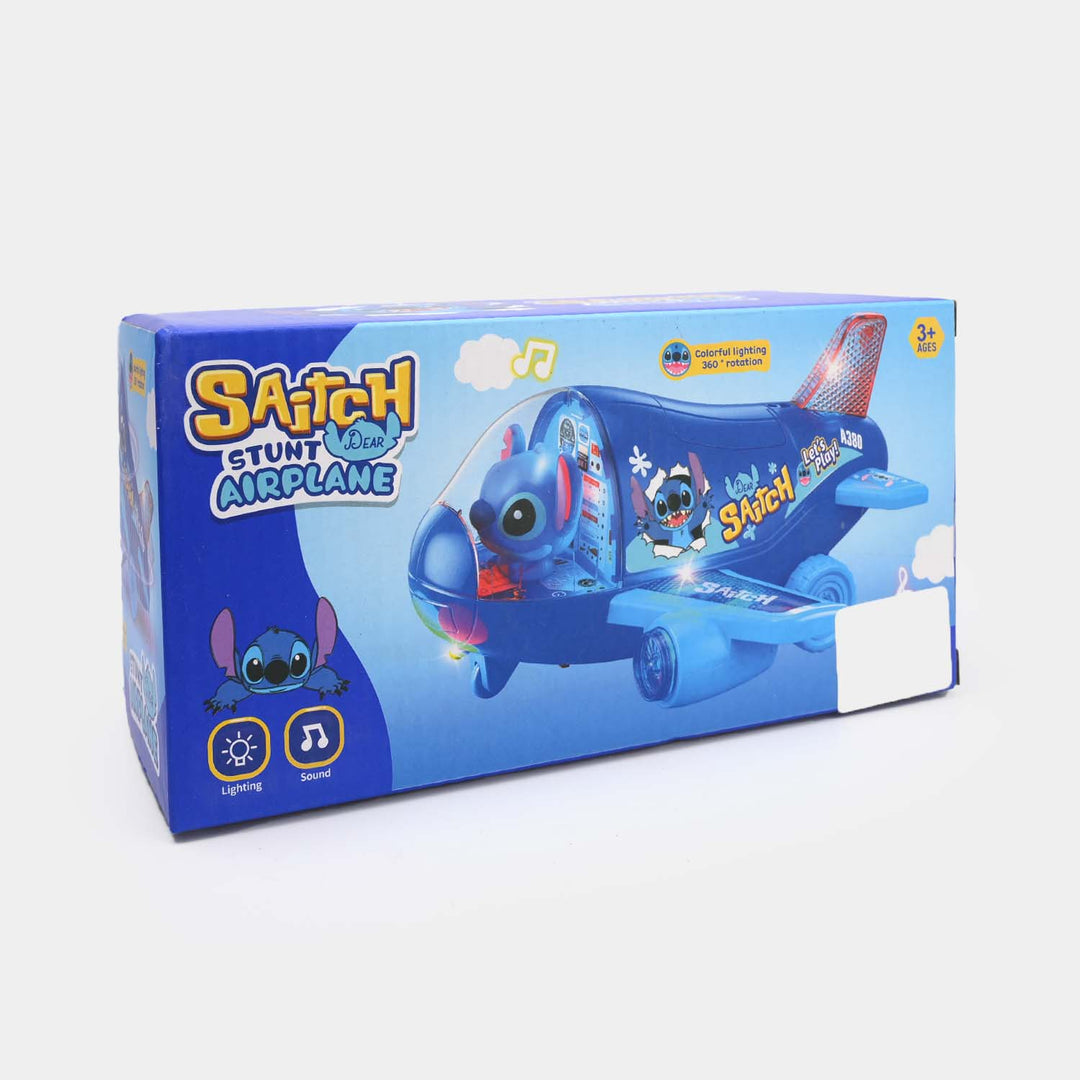 Electric Stunt Rotating Plane with Light & Sound