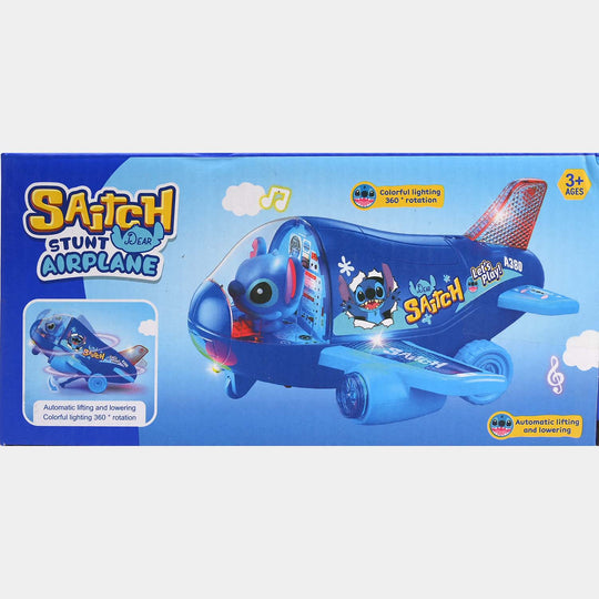 Electric Stunt Rotating Plane with Light & Sound