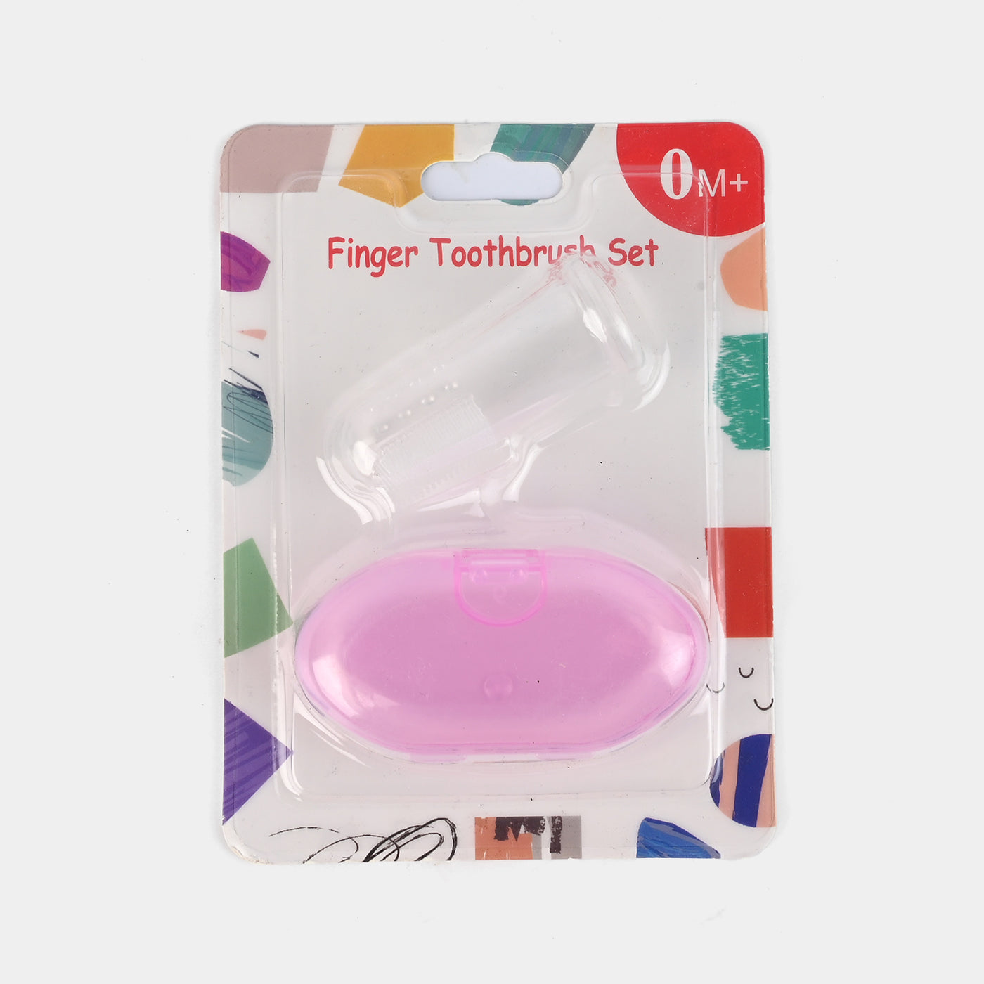 Finger Tooth Brush Pink 0M+