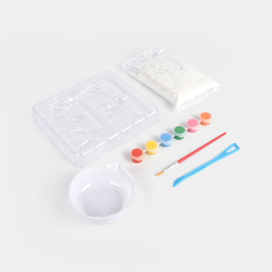 DIY Mould & Paint Dinosaur Wall Plaques Kit