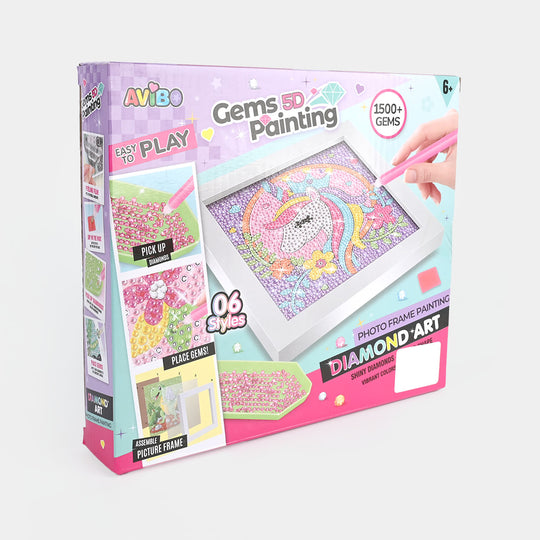 DIY Gems 5D Painting / Diamond Art Photo Frame Painting Set