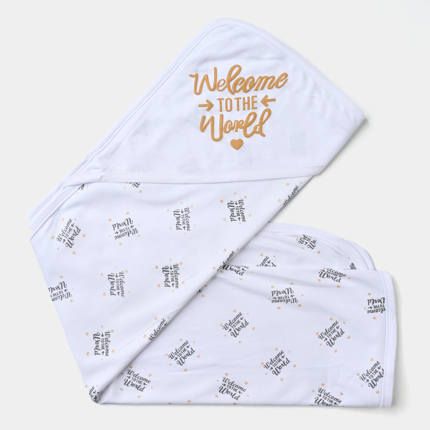 Baby Wrapping Sheet Glitter Welcome To The World