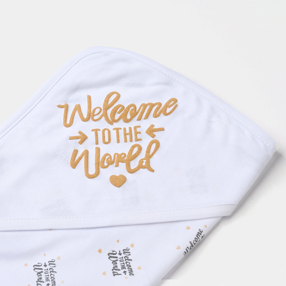 Baby Wrapping Sheet Glitter Welcome To The World