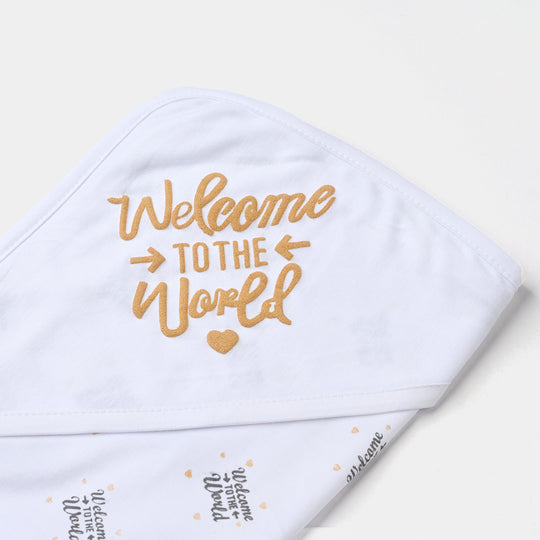 Baby Wrapping Sheet Glitter Welcome To The World