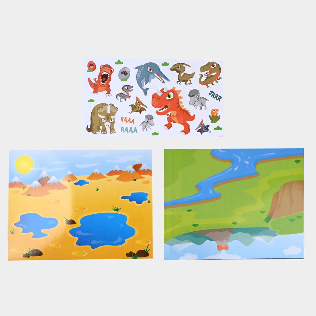 Create Scene Sticker For Kids