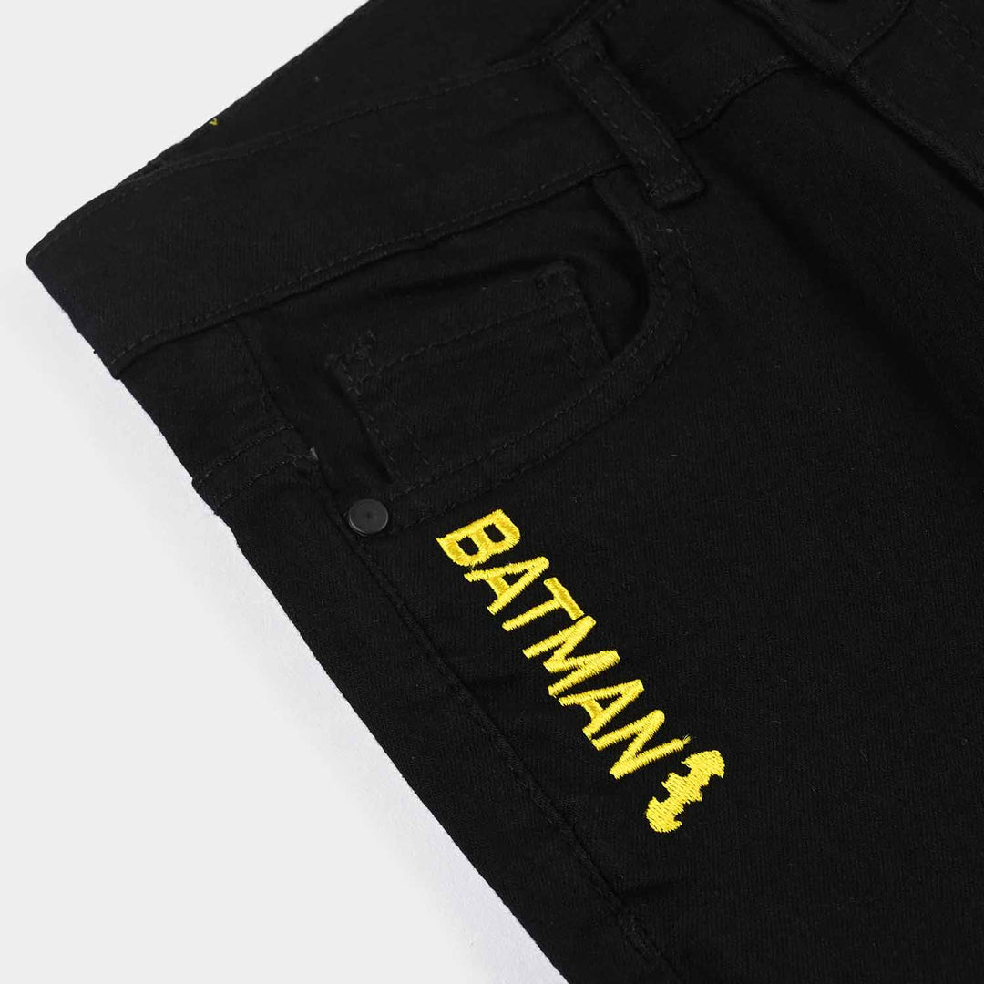 Boys Denim Stretch Pant-BLACK