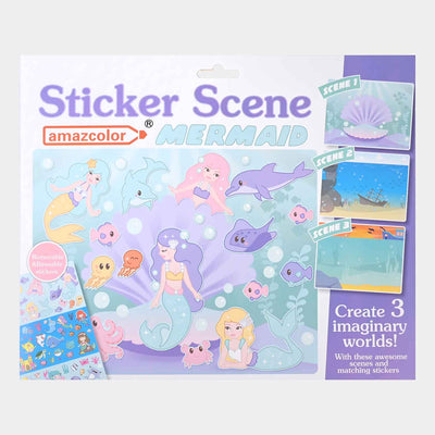Create Scene Sticker For Kids