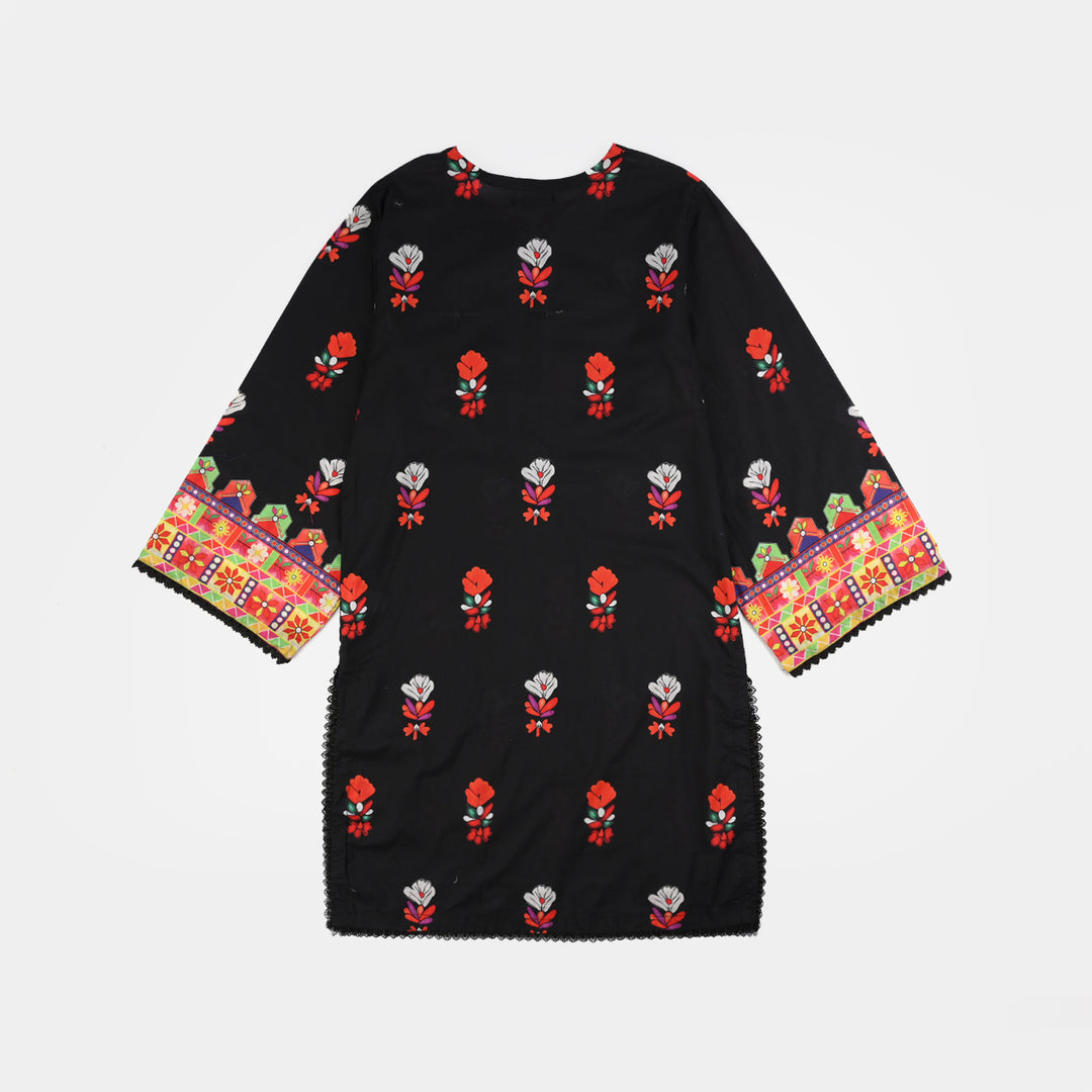 Teens Girls Cotton 2Pcs Gulistan-BLACK