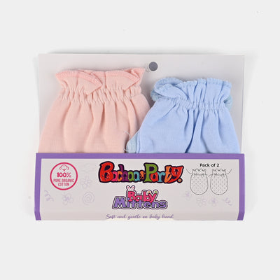 Baby Mittens Pack of 2 0-6M+