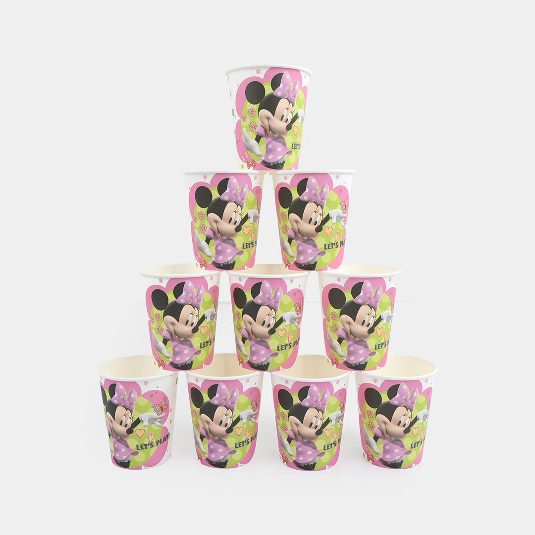 Disposable Party Paper Cups Pack (10 Pieces)