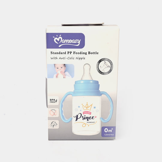 MOMEASY 120ML STANDARD FEEDING BOTTLE WITH HANDLE | 40Z |0M+